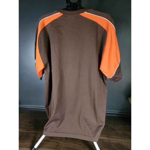 Puma Browns XL T Shirt NFL Cleveland Football Brown Orange Letter B - Picture 2 of 6